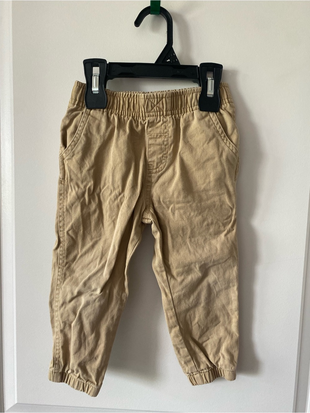 Wrangler Boys Tan Elastic-Waist Jogger Pants